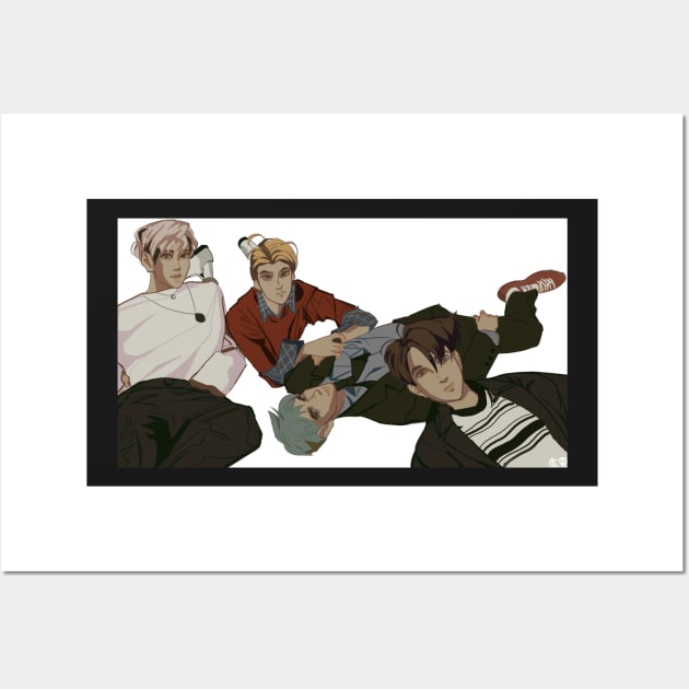 Winner Group Photo Wall Art by kimchiicloudz